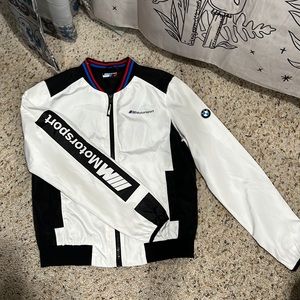 NEVER WORN BMW Motorsport Women’s Bomber Jacket. Fits PERFECTLY. True to size.